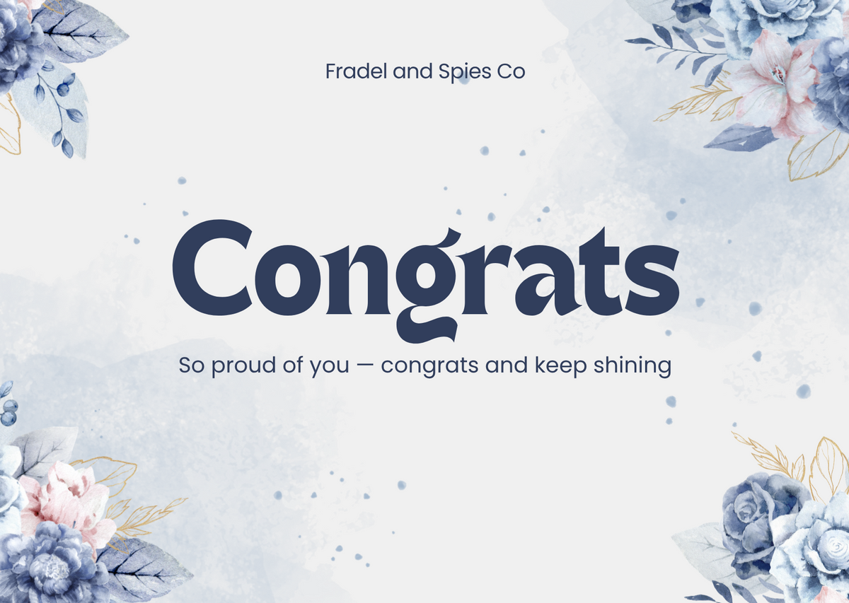 Congratulations Card