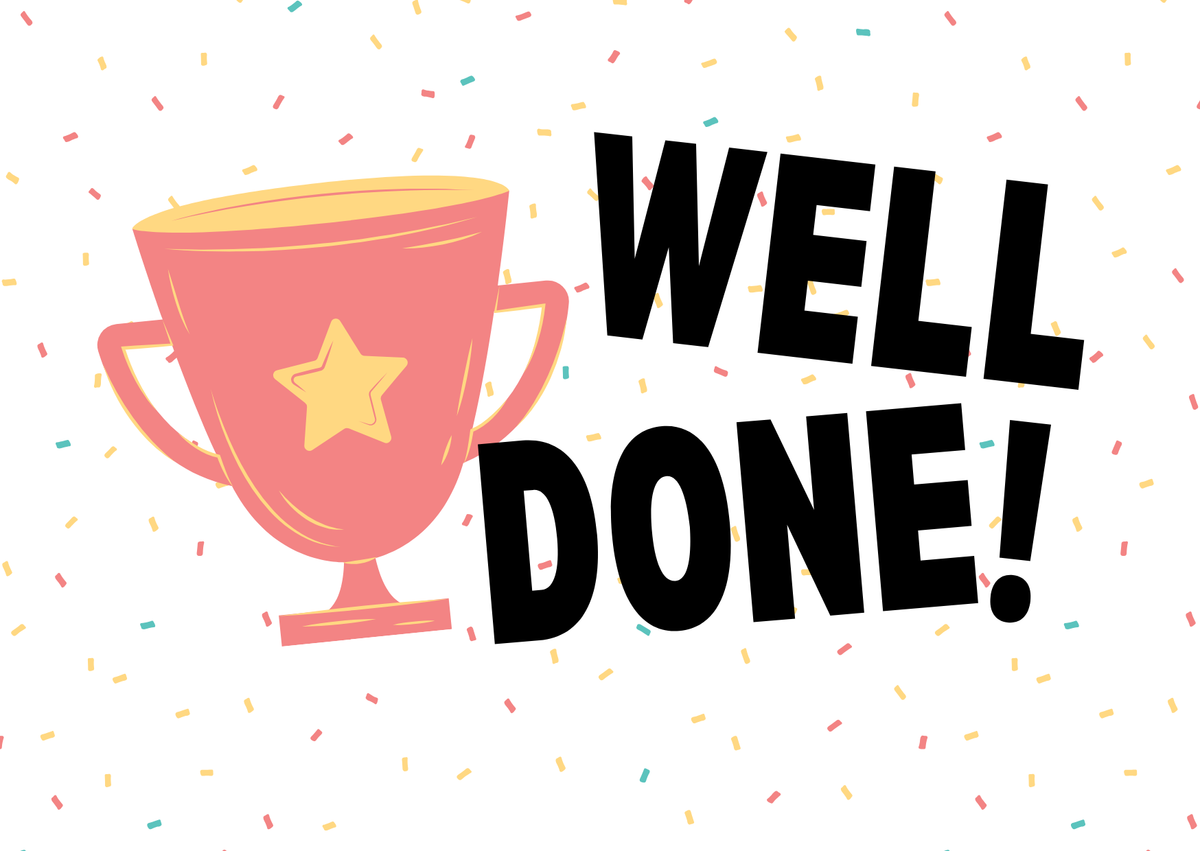 Well Done Card
