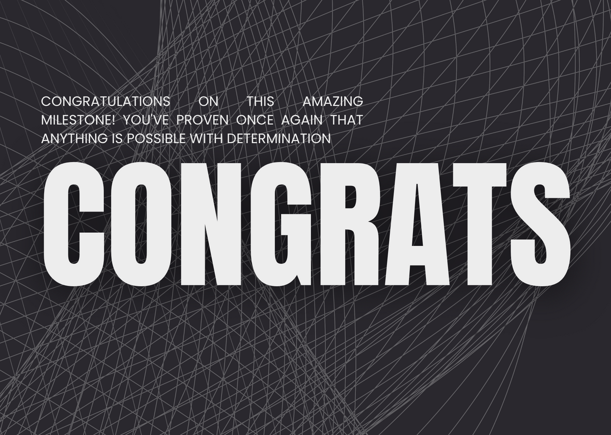 Congratulations Card