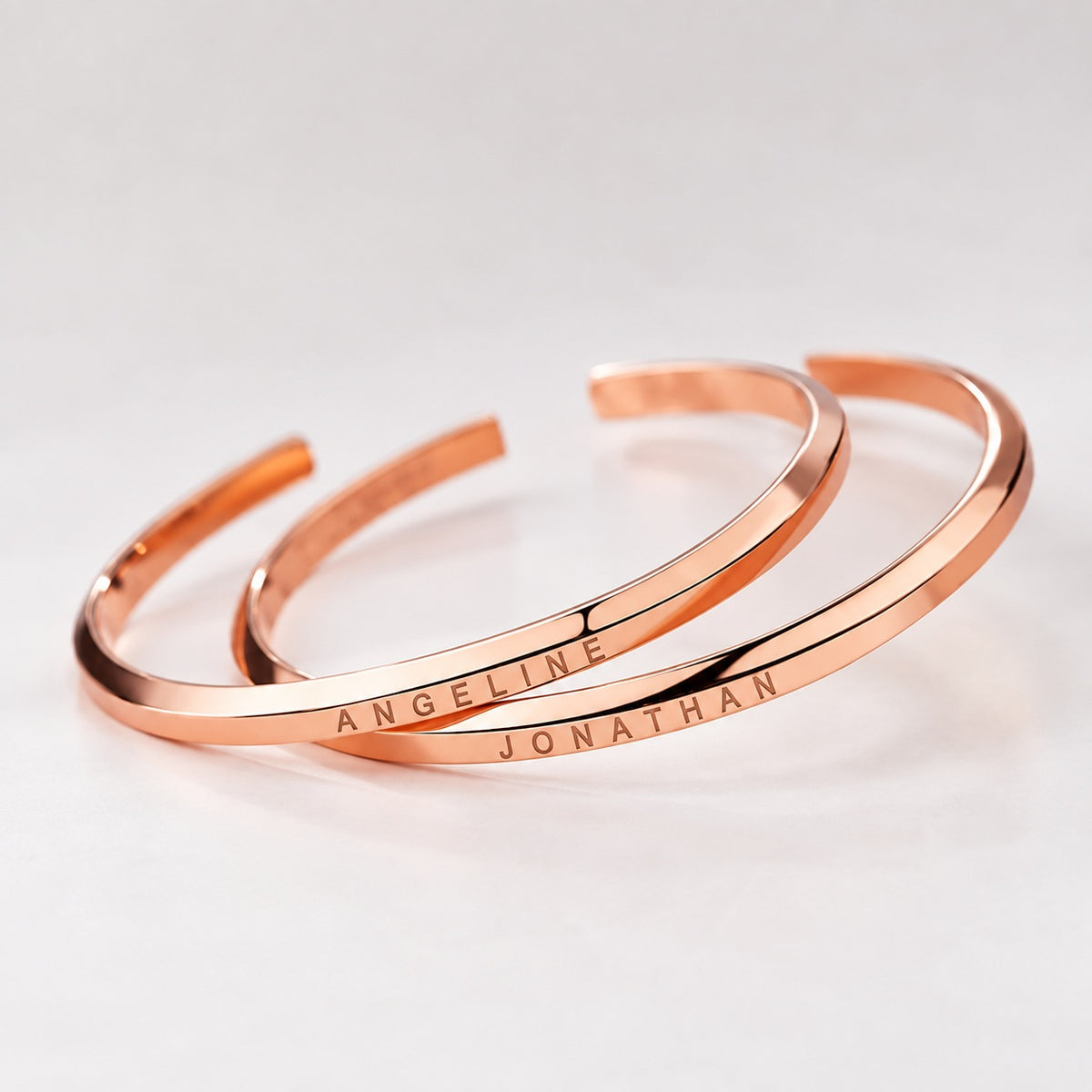 Custom Engraved Bracelet Couple Gift