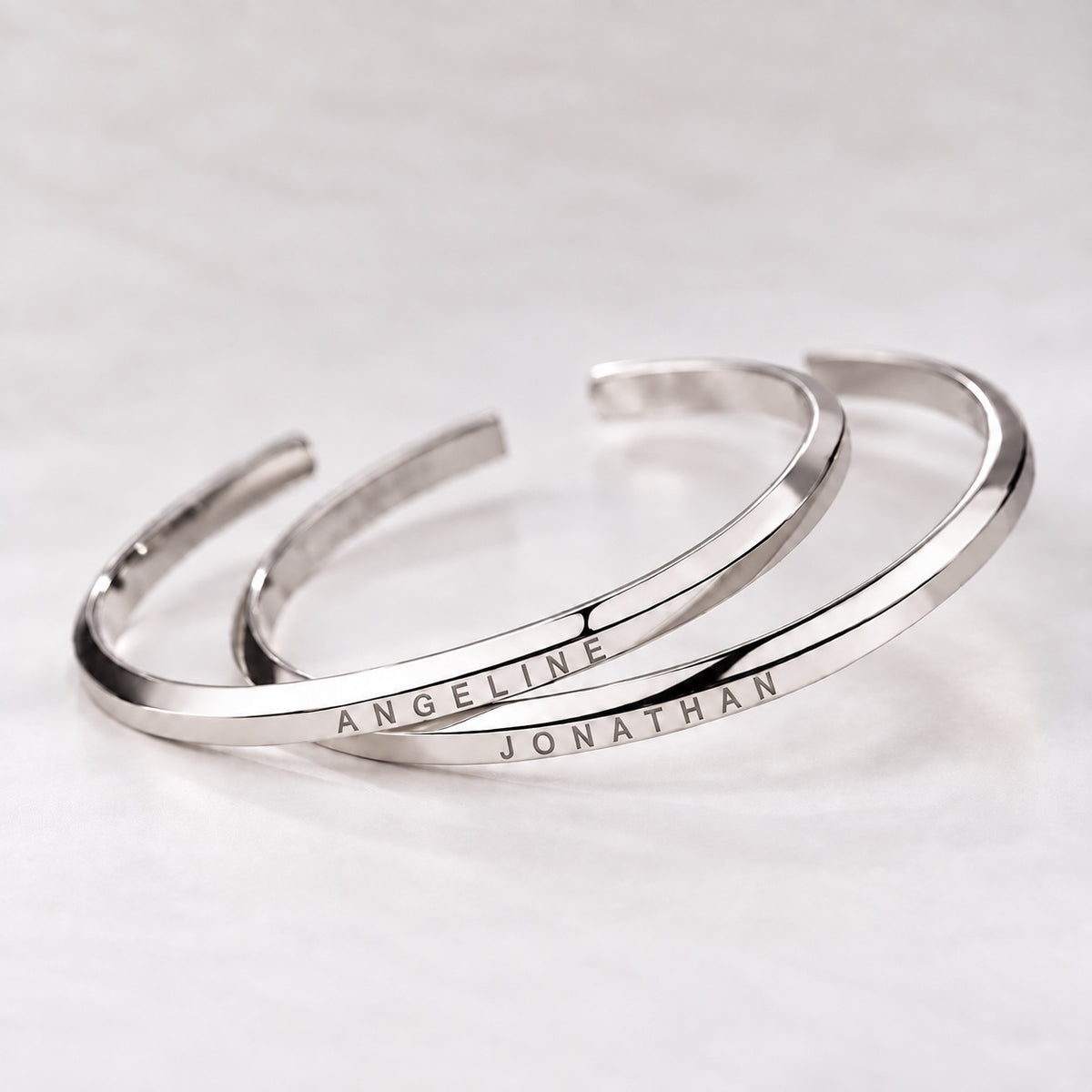 Custom Engraved Bracelet Couple Gift
