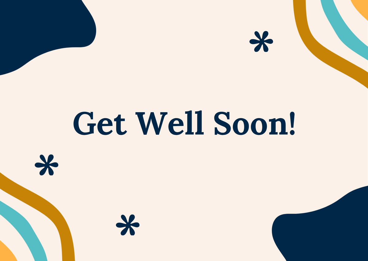 Get Well Soon Card